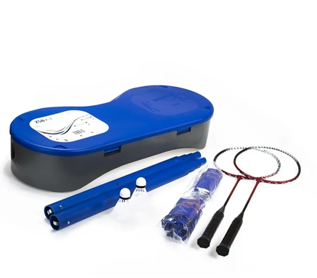 Nils ZSB2 Serie Badminton/Tennis Set - Blauw - 2 Rackets + 2 Shuttles