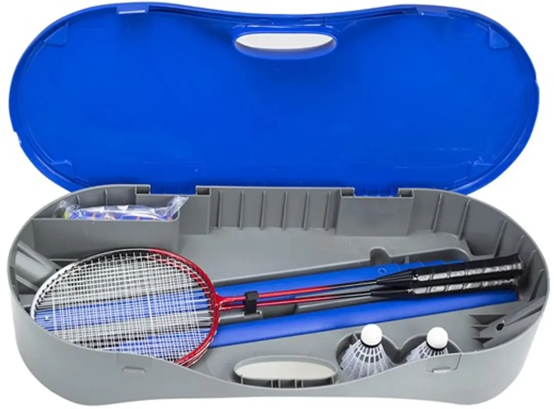 Nils ZSB2 Serie Badminton/Tennis Set - Blauw - 2 Rackets + 2 Shuttles