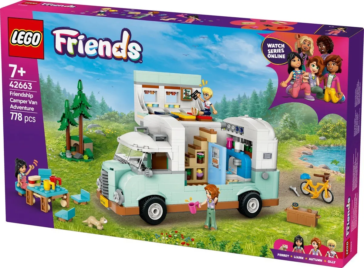 LEGO Friends Camperavontuur 42663 - 778 Stukken