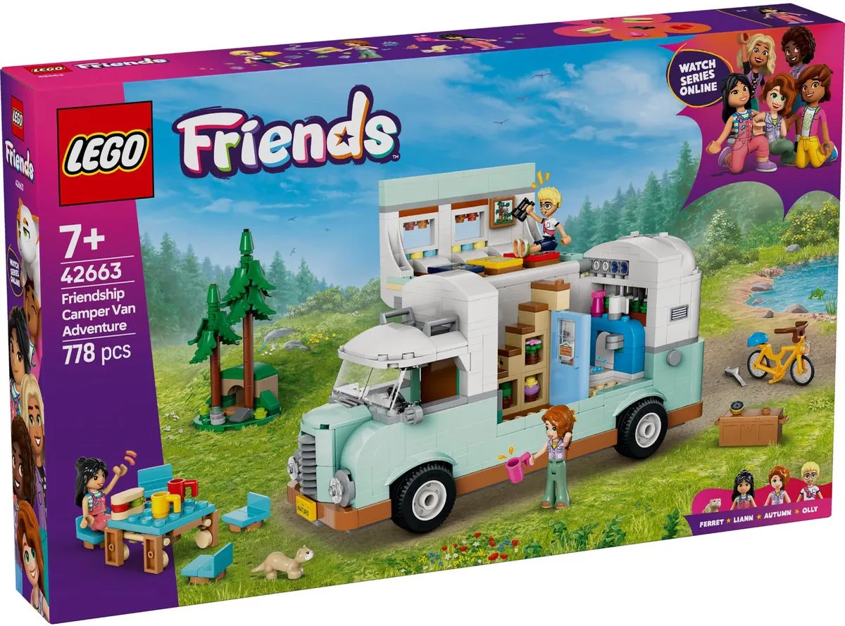 LEGO Friends Camperavontuur 42663 - 778 Stukken