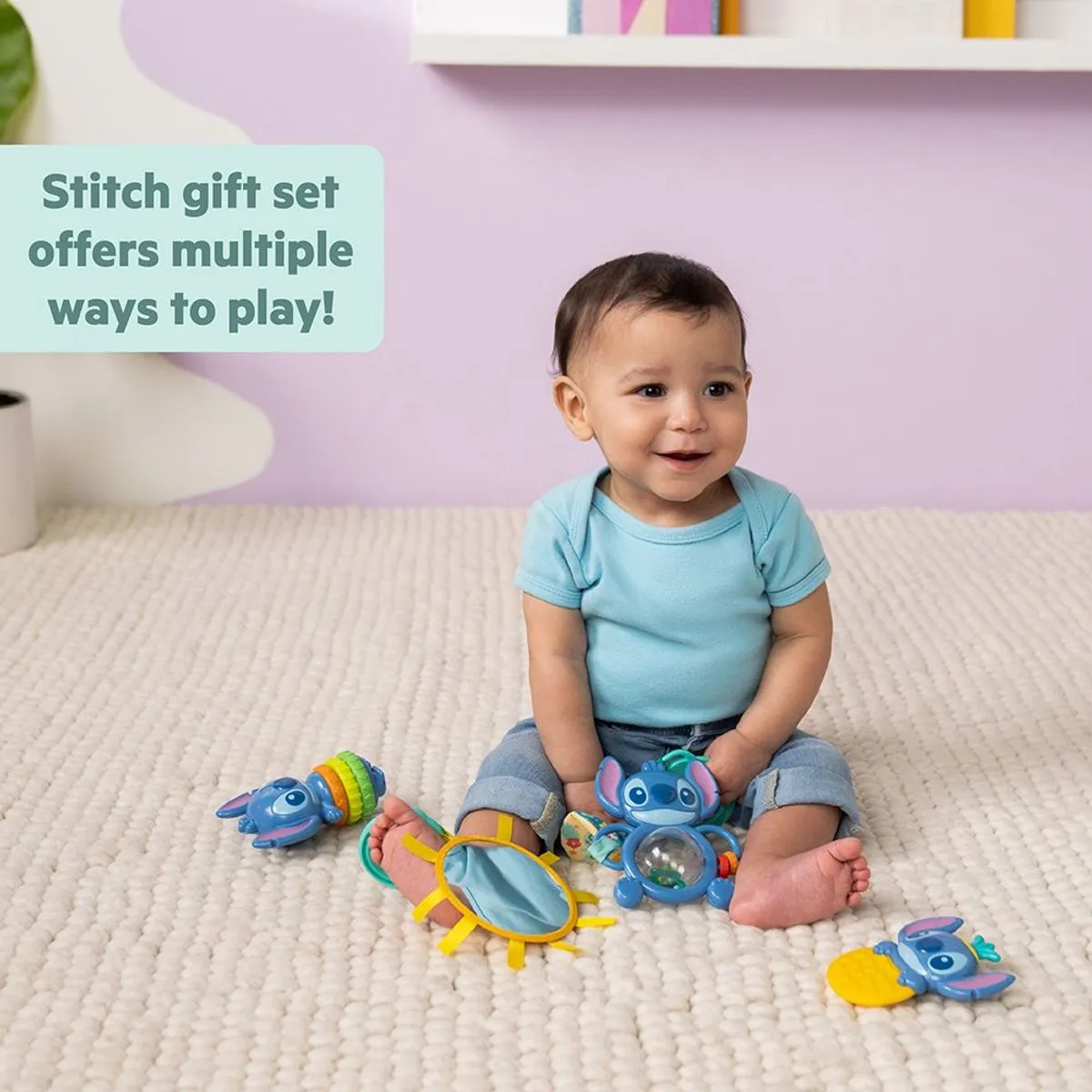 Bright Starts Babycadeauset Stitch Multicolor
