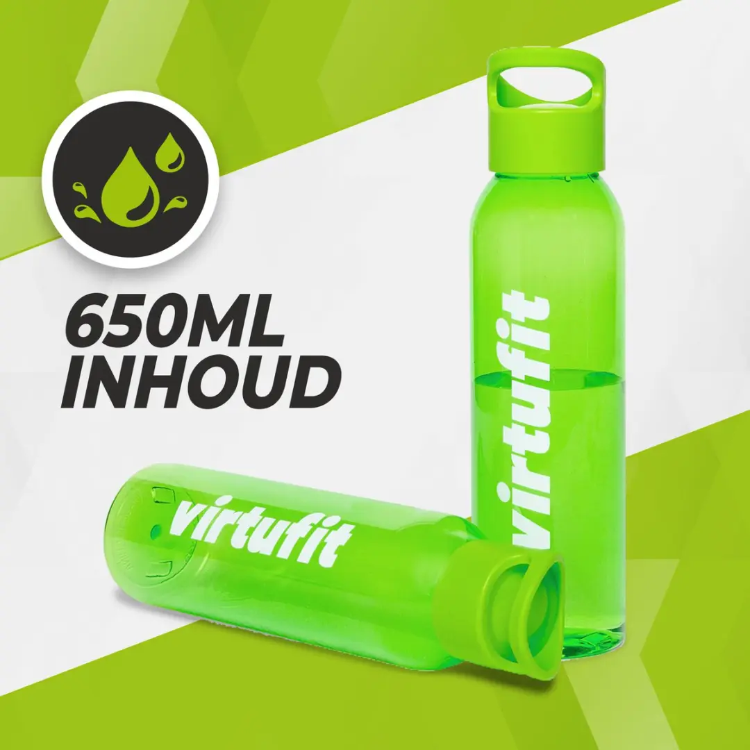 Virtufit Waterfles 650ml - Groen