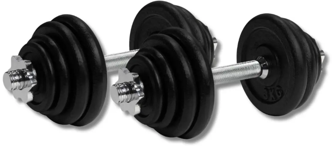 Virtufit Dumbbellset Pro 2x15kg - Verstelbare Halterset