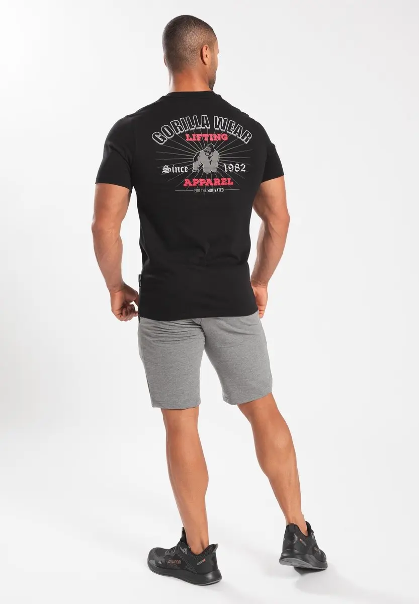 Gorilla Wear Oregon T-shirt Zwart XL