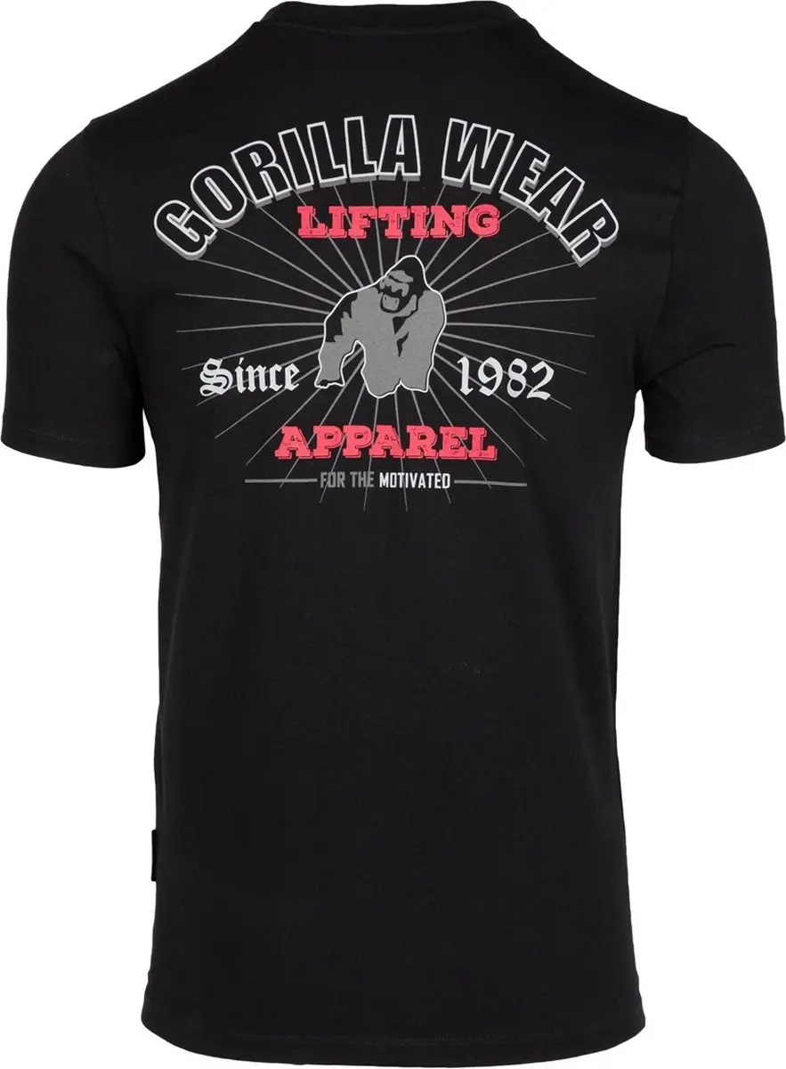Gorilla Wear Oregon T-shirt Zwart XL