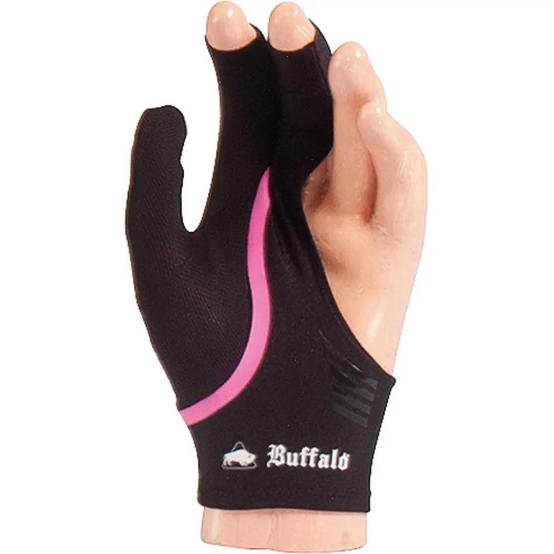 Buffalo Reversible Biljarthandschoen M - Zwart/Rood