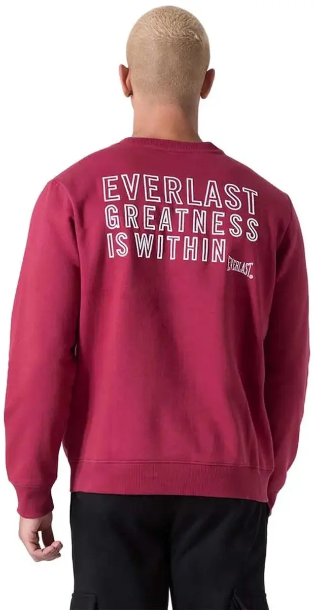 Everlast Felpa Sweatshirt - S - Bordeaux