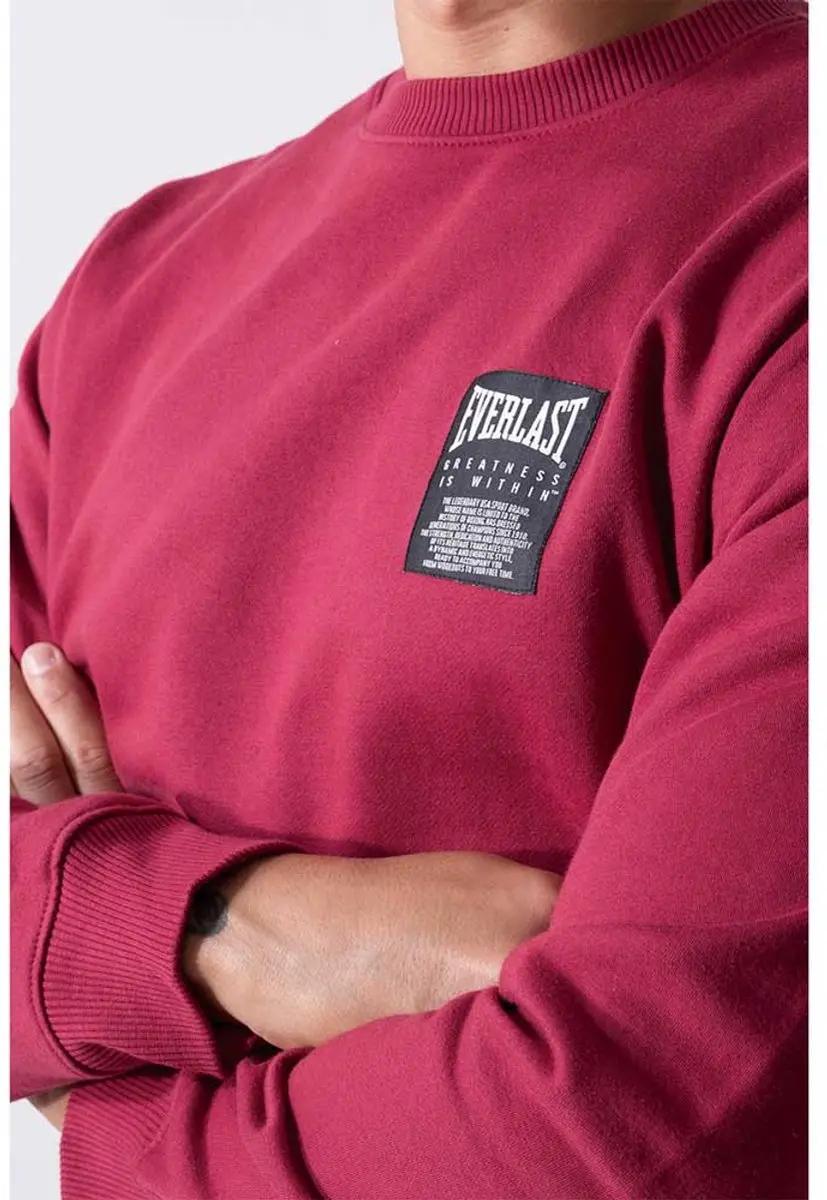 Everlast Felpa Sweatshirt - S - Bordeaux