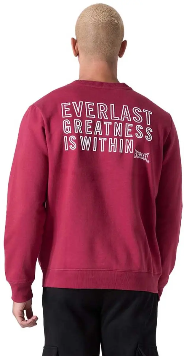Everlast Felpa Sweatshirt - S - Bordeaux