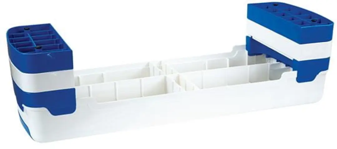 HMS AS005 Aerobic Step - Wit/Blauw - Verstelbaar