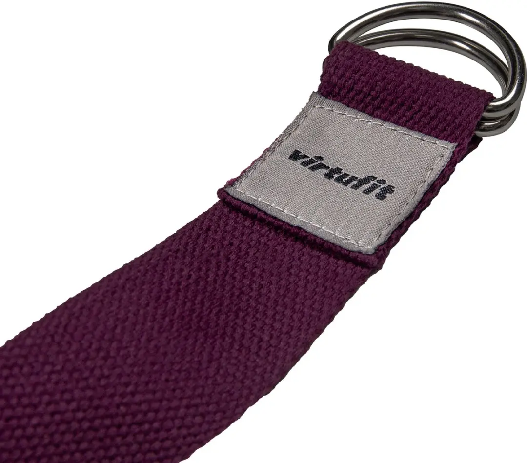 VirtuFit Premium Yoga Riem - 250cm Paars - afbeelding 6 van 6
