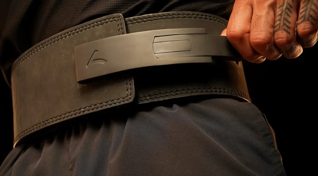 Reeva Nubik Leer Lifting Belt 13mm XS - RVS Gesp