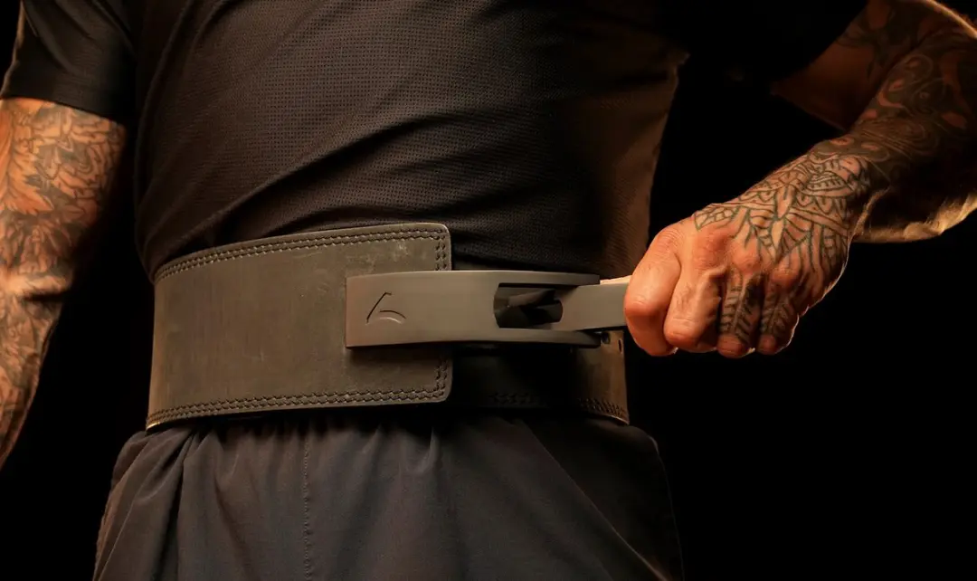 Reeva Nubik Leer Lifting Belt 13mm XS - RVS Gesp