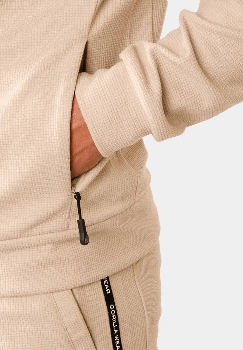 Gorilla Wear Harvey Trainingsjas S - Beige
