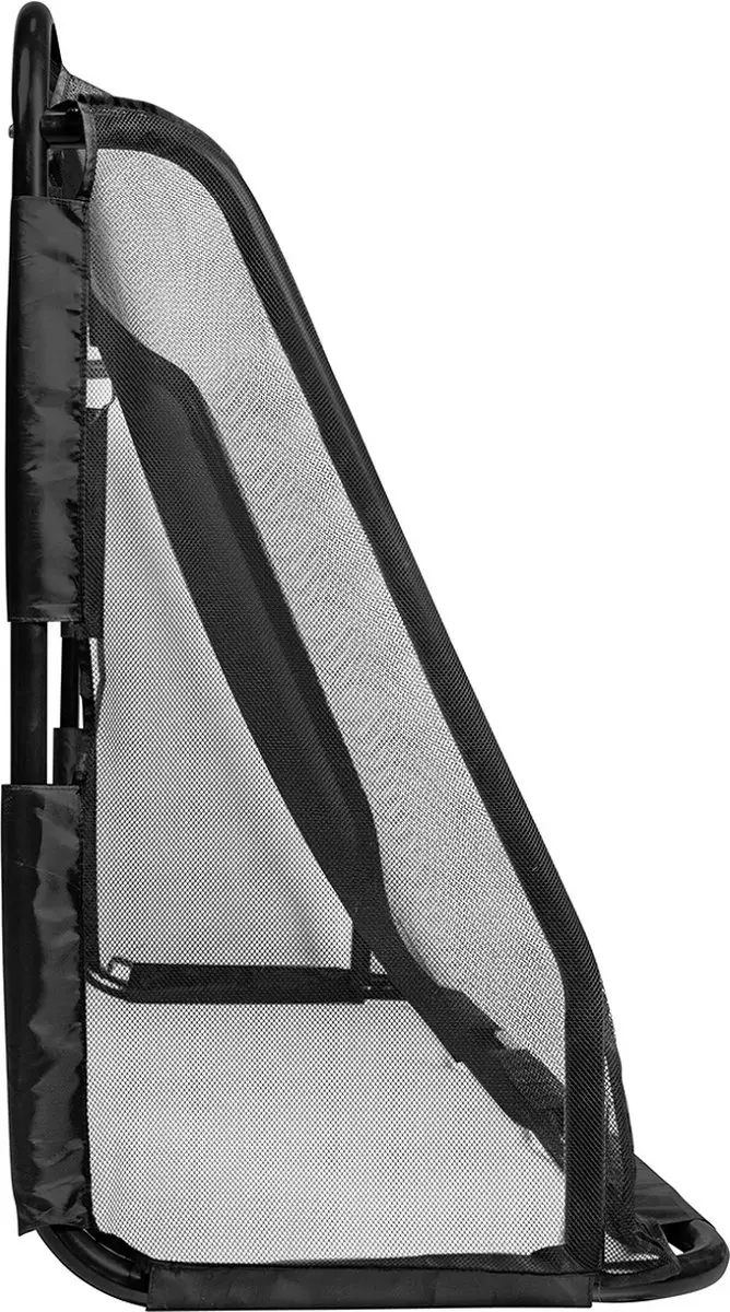 Virtufit Voetbaldoel Pro 120x80cm - Zwart