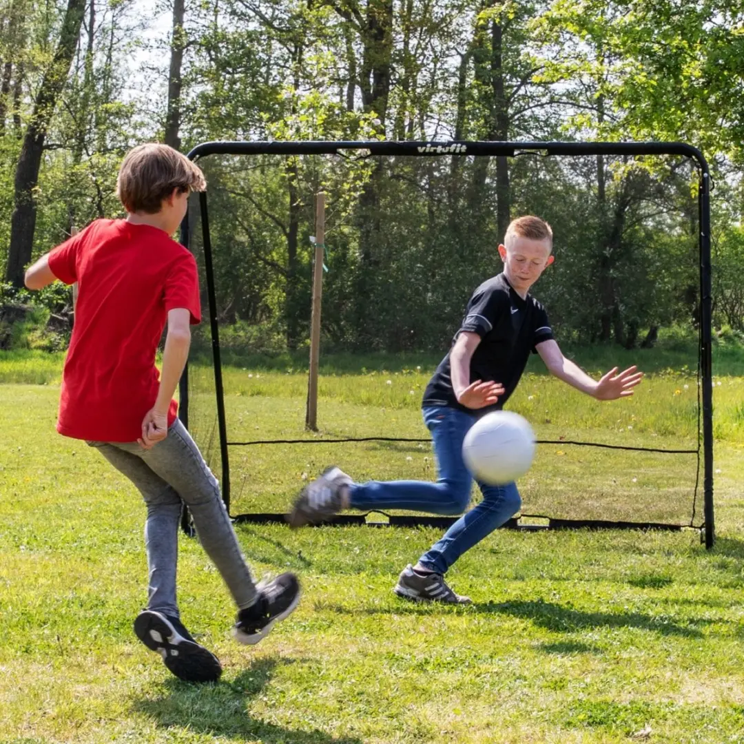 Virtufit Voetbaldoel Pro 120x80cm - Zwart