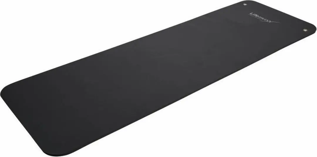 LifeMaxx Aerobic Fitnessmat 180cm - Zwart