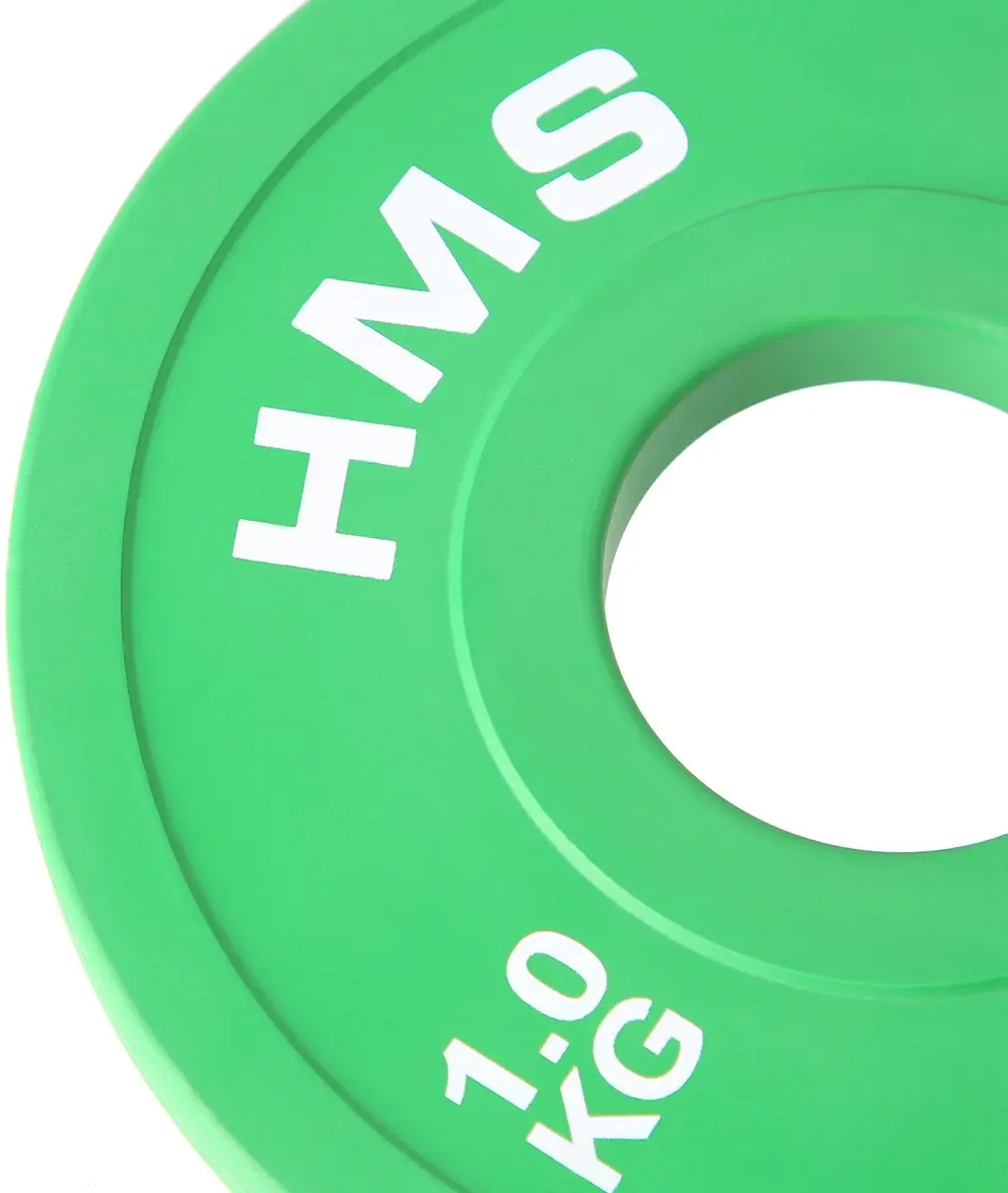 HMS Olympische Schijven Set 10 Stuks - Staal/Rubber - Ø21cm