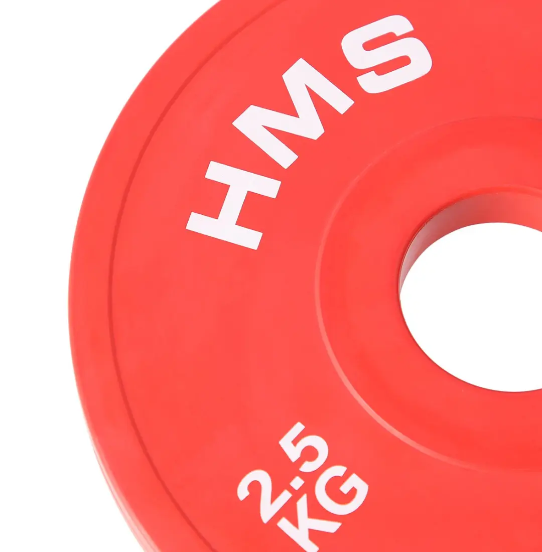 HMS Olympische Schijven Set 10 Stuks - Staal/Rubber - Ø21cm