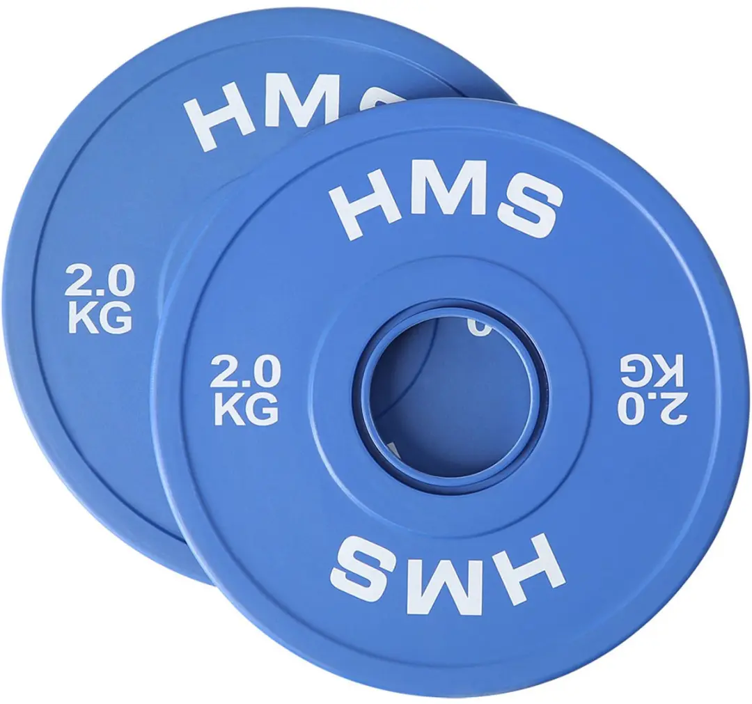 HMS Olympische Schijven Set 10 Stuks - Staal/Rubber - Ø21cm