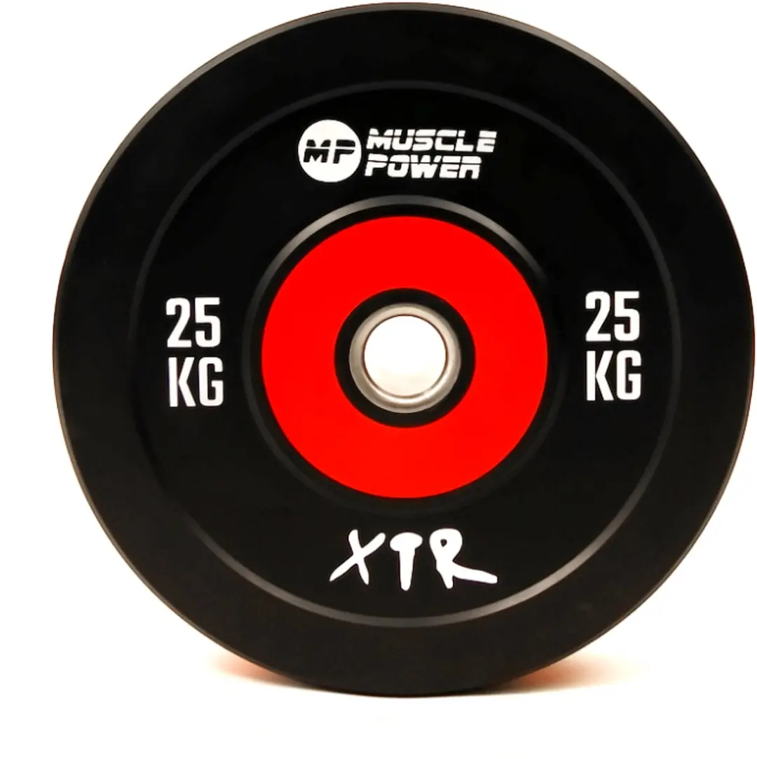Muscle Power Bumper Plate Pro 50mm 25kg