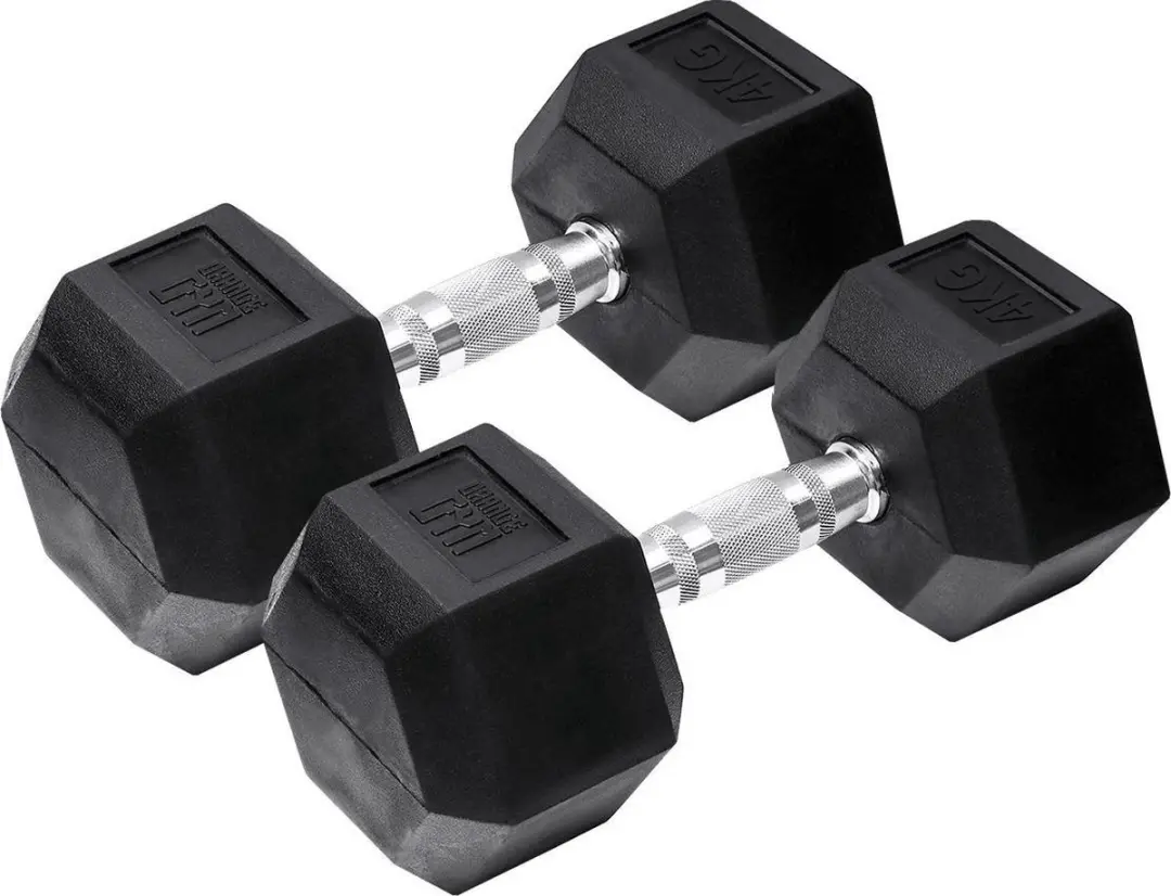 Orange Gym Hex Dumbbell 4KG
