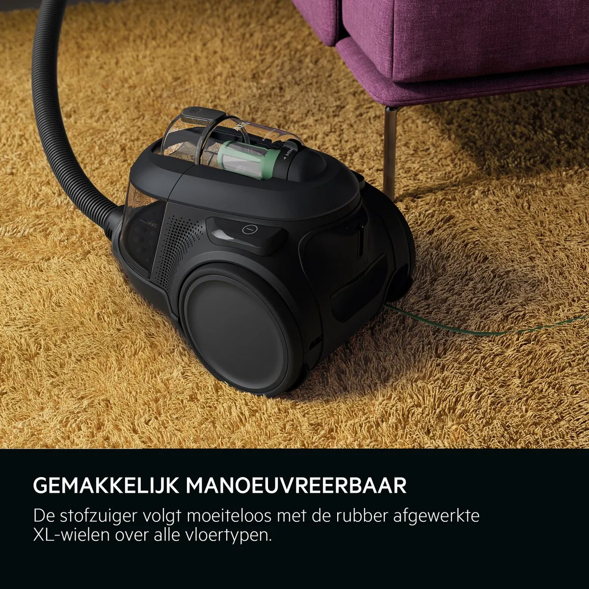 AEG AL61C2ECO Stofzuiger - Hepa 13 - 700W - 1.6L - Zwart/Grijs - afbeelding 6 van 6