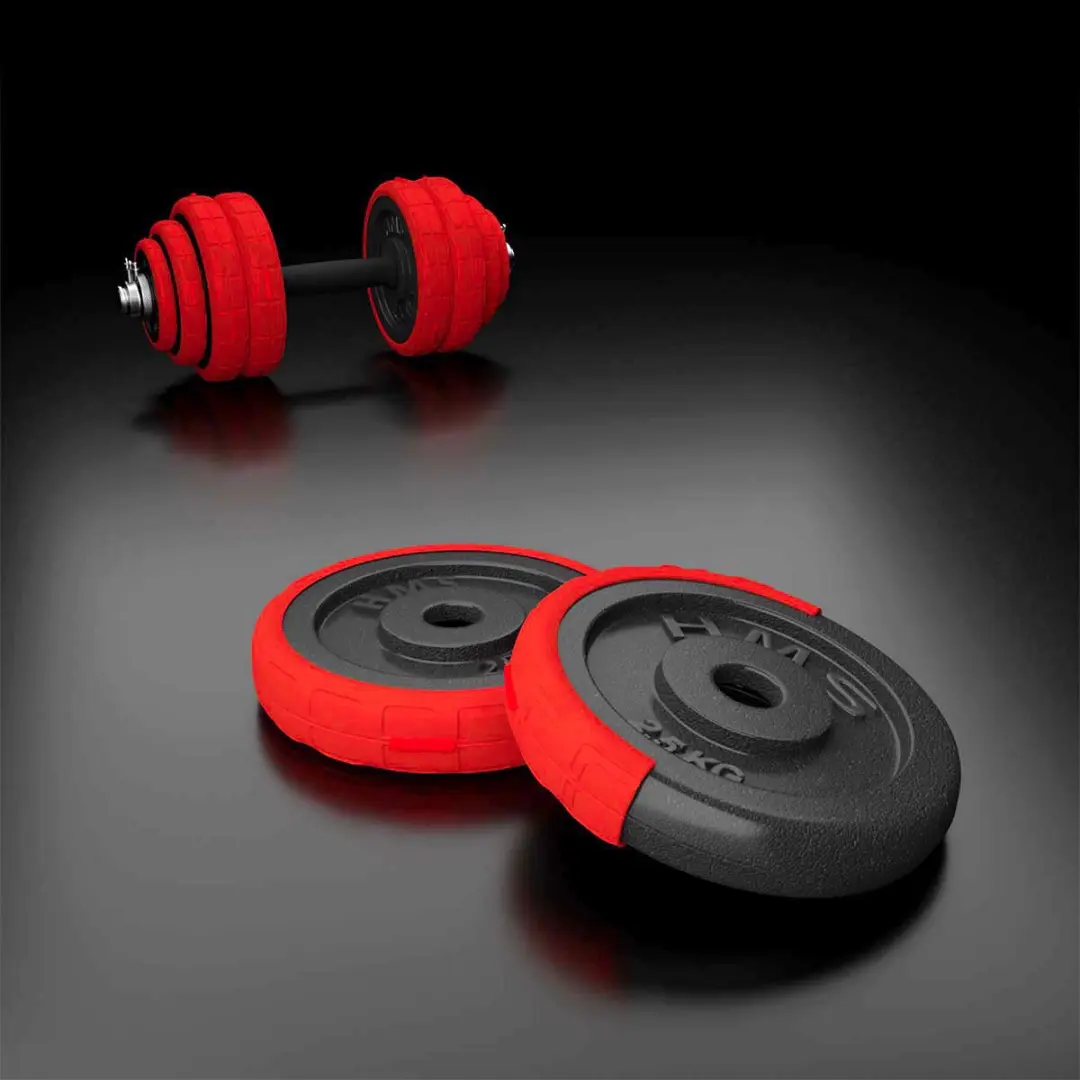 HMS Verstelbare Halter & Dumbbell Set 20kg - Rood