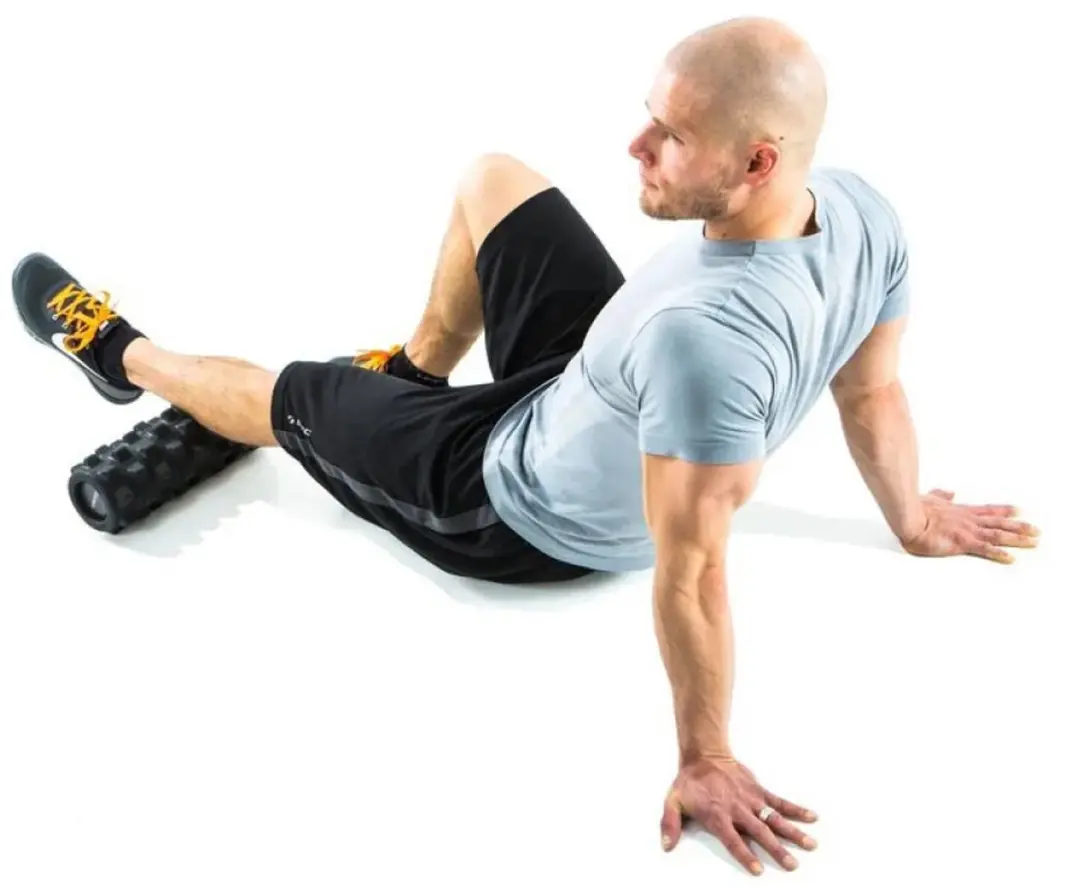 Gymstick Pro Foam Grid Roller 13cm - Zwart