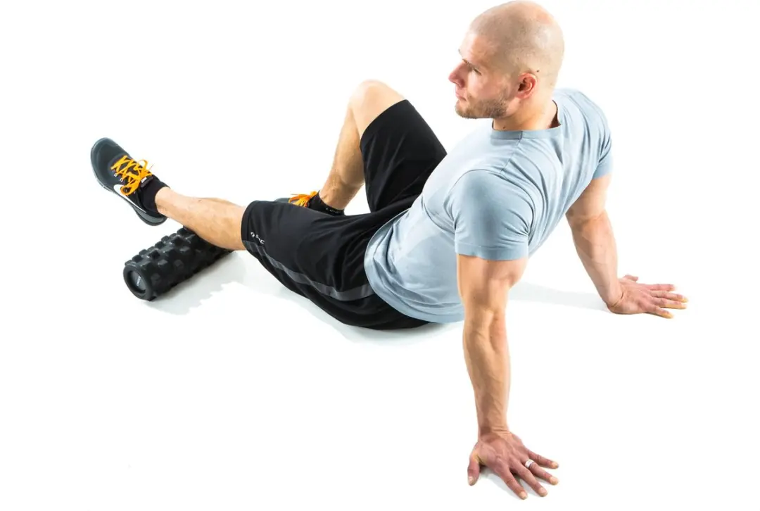 Gymstick Pro Foam Grid Roller 13cm - Zwart