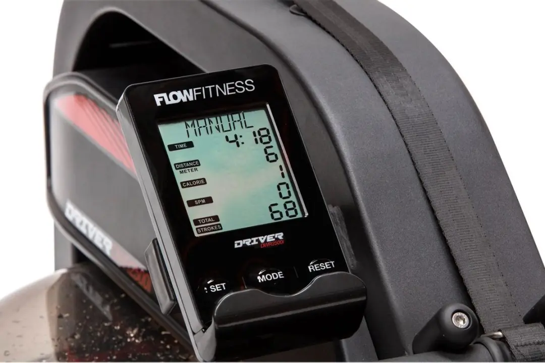 Flow Fitness Driver DWR2500i Roeitrainer - 5 Programma's - Zwart