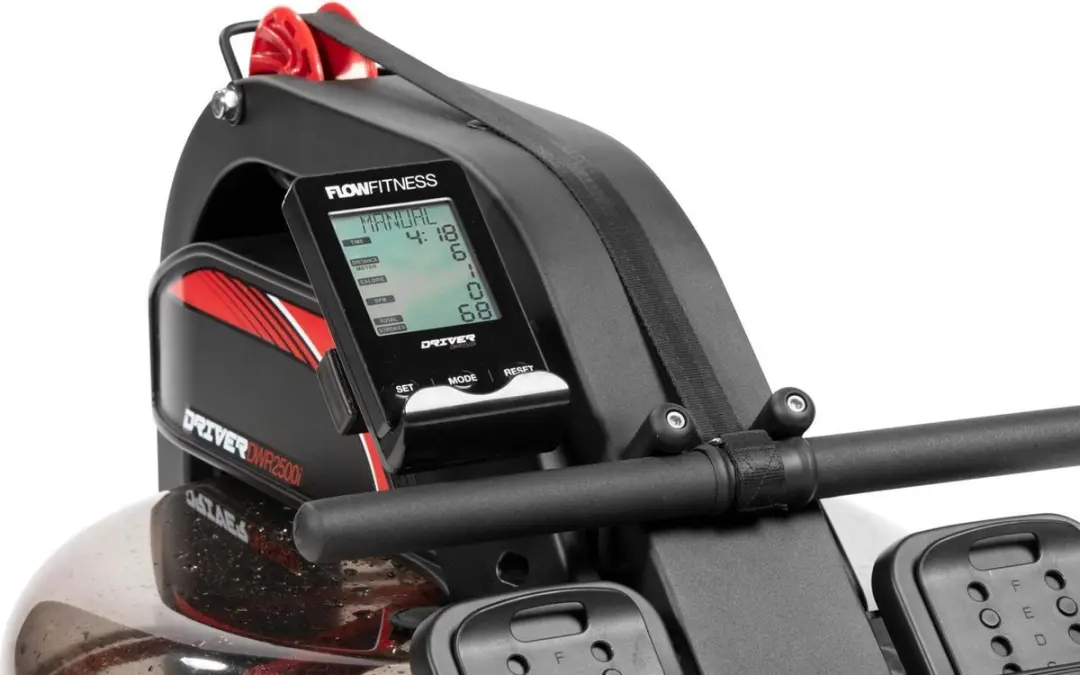 Flow Fitness Driver DWR2500i Roeitrainer - 5 Programma's - Zwart