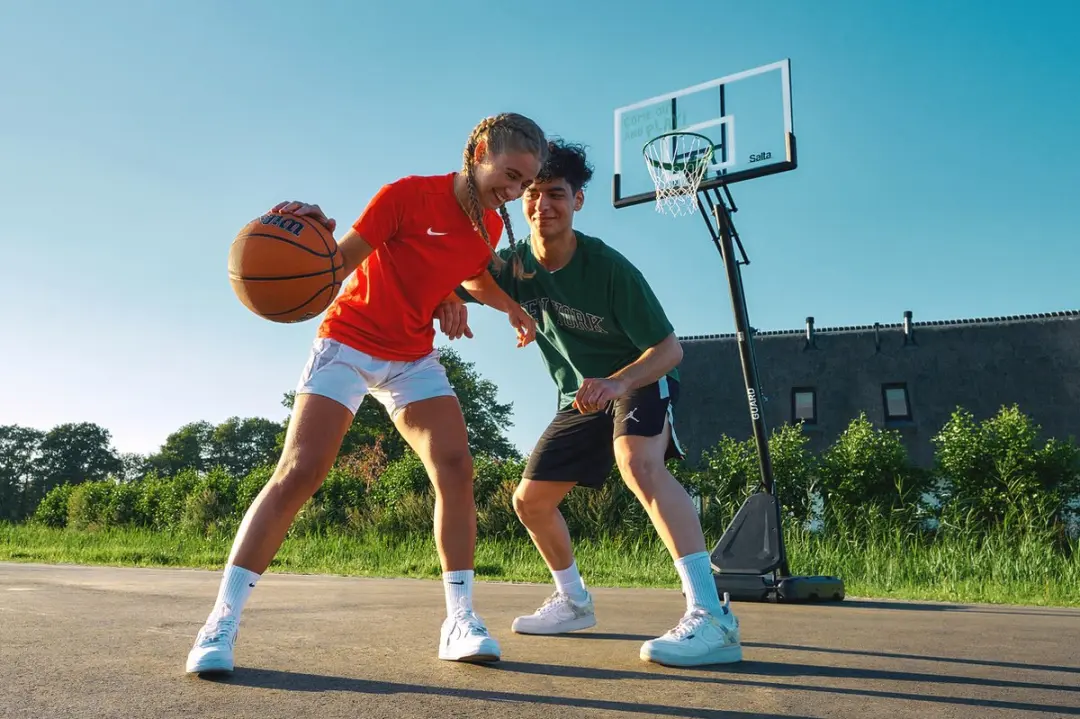 Salta Guard Basketbalpaal Verstelbaar 230-305cm - Dunkring - Zwart