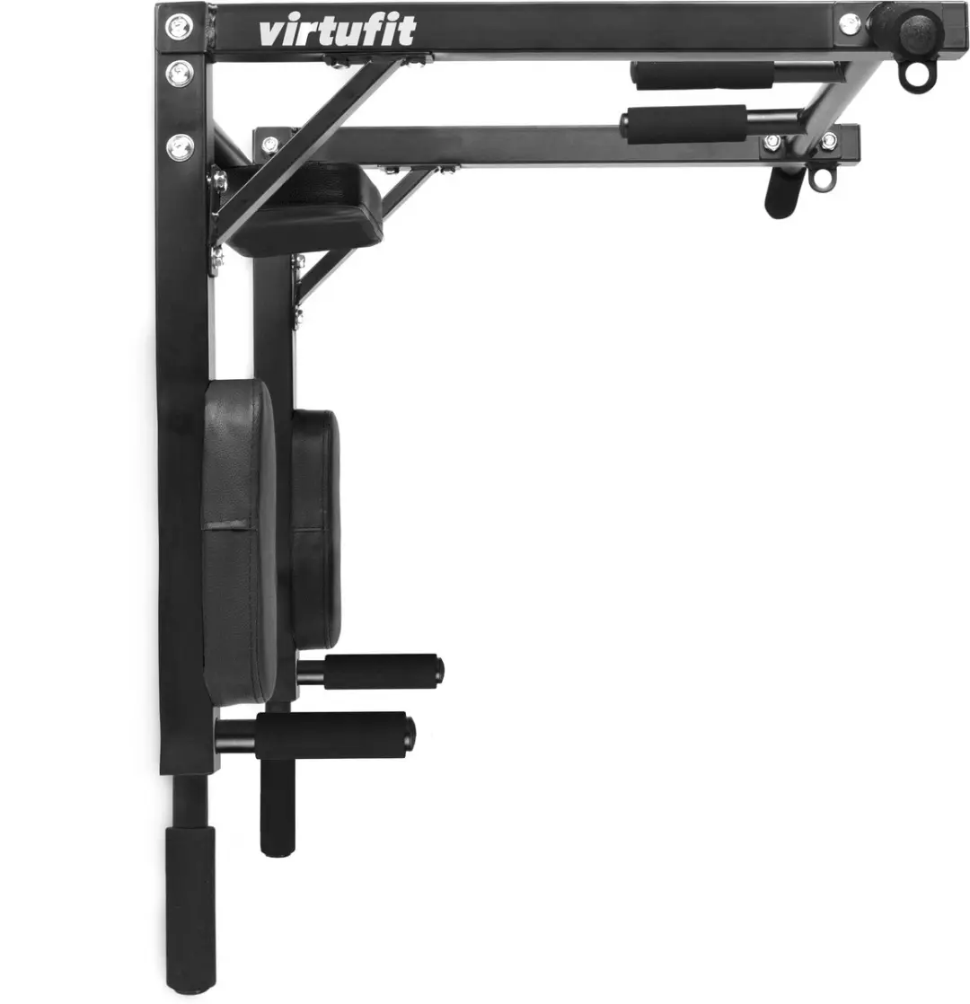 Virtufit Pull-up & Dip Rack Wandmontage - Zwart