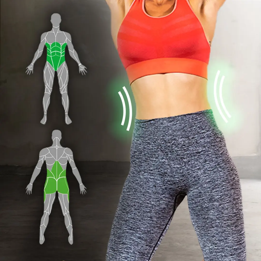 Tunturi Fitness Hoelahoep 100cm - 1,5kg - Groen/Grijs