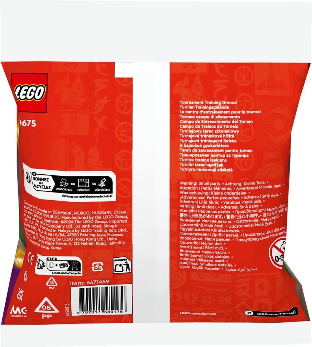 LEGO Ninjago Toernooi Trainingsveld 30675 - Blauw
