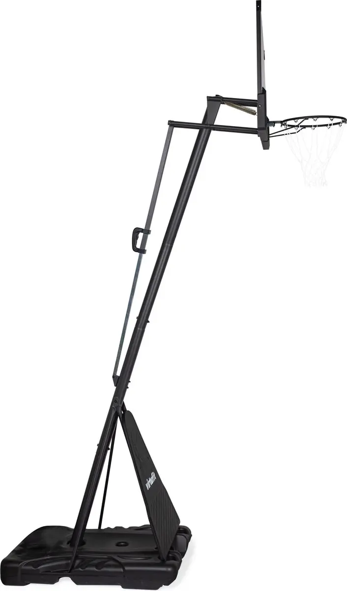 Virtufit Premium Basketbalpaal 245-305cm - Zwart/Wit