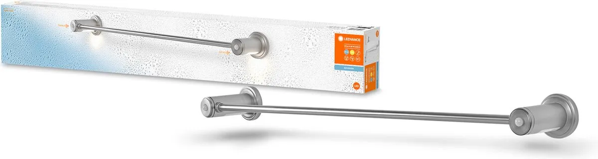 LEDVANCE Badkamer Badhanddoekhouder + Nlachtlampje 36W Warm Wit