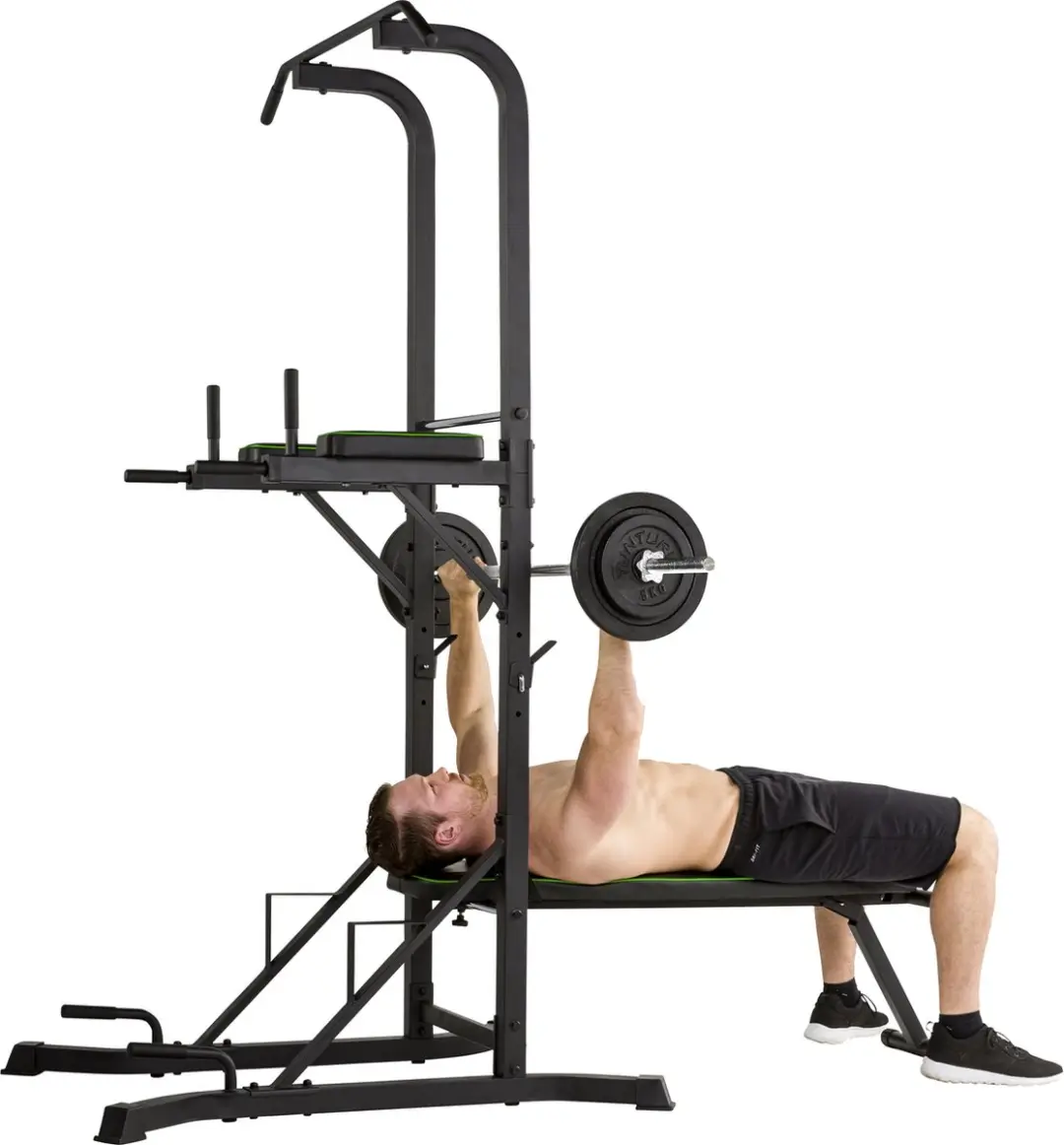 Tunturi PT60 Power Tower - Multifunctionele fitnessapparaat Zwart