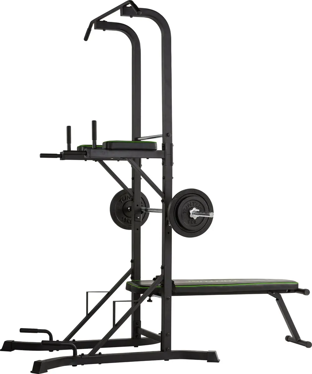Tunturi PT60 Power Tower - Multifunctionele fitnessapparaat Zwart