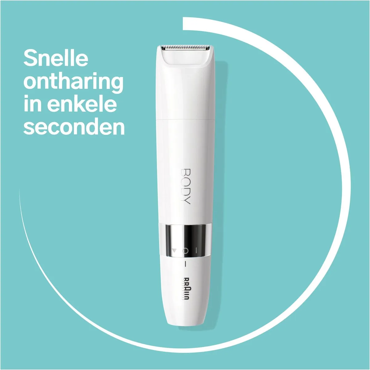 Braun Body BS1000 Mini Trimmer - Wit