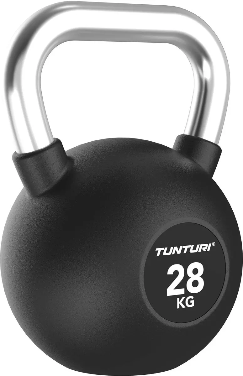 Tunturi Platinum Rubber Kettlebell 28kg