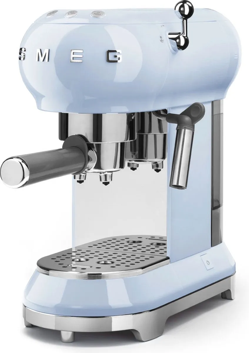 Smeg ECF01PBEU Handmatige Espressomachine - Pastelblauw - afbeelding 6 van 6