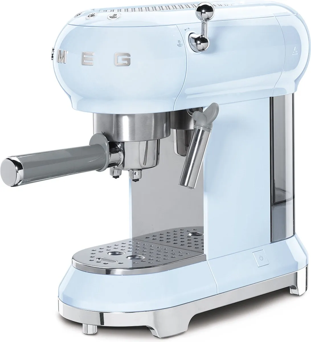Smeg ECF01PBEU Handmatige Espressomachine - Pastelblauw