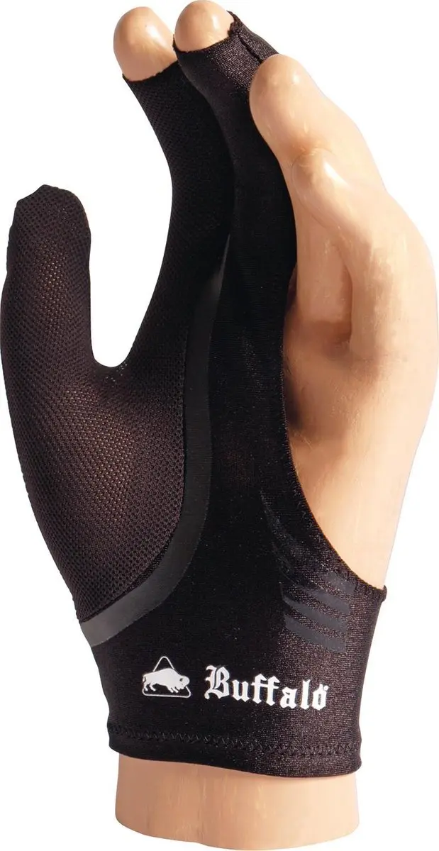 Buffalo Reversible Biljarthandschoen M - Zwart