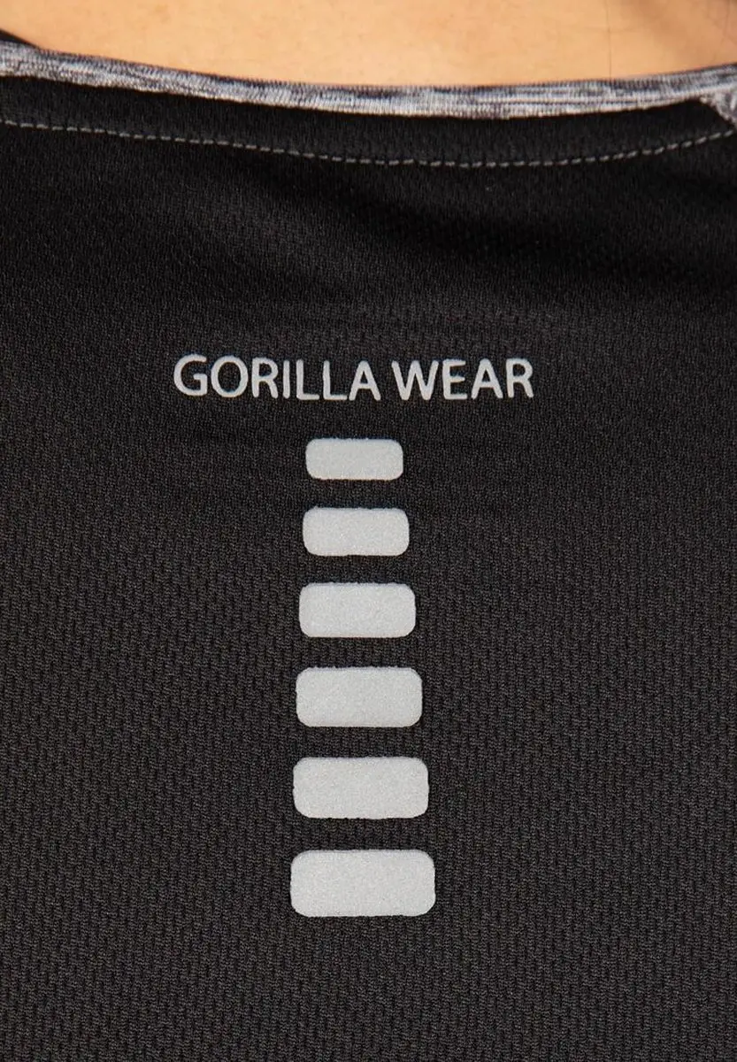 Gorilla Wear Monetta Performance T-shirt - Grijs/Zwart M