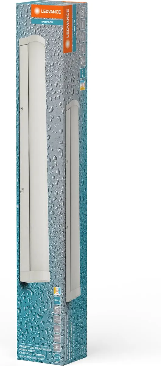LEDVANCE ORBIS Tube Frost Glass 60cm Wandlamp - 12W 1200lm - Wit