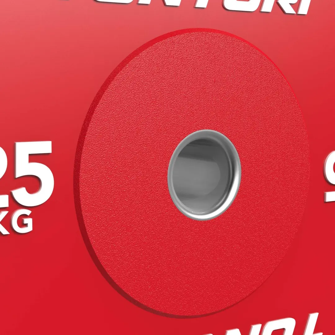 Tunturi Platinum Halterschijf 25kg - Rood
