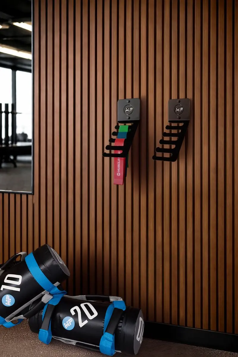 Muscle Power Ophangbeugel voor Powerbands - Zwart