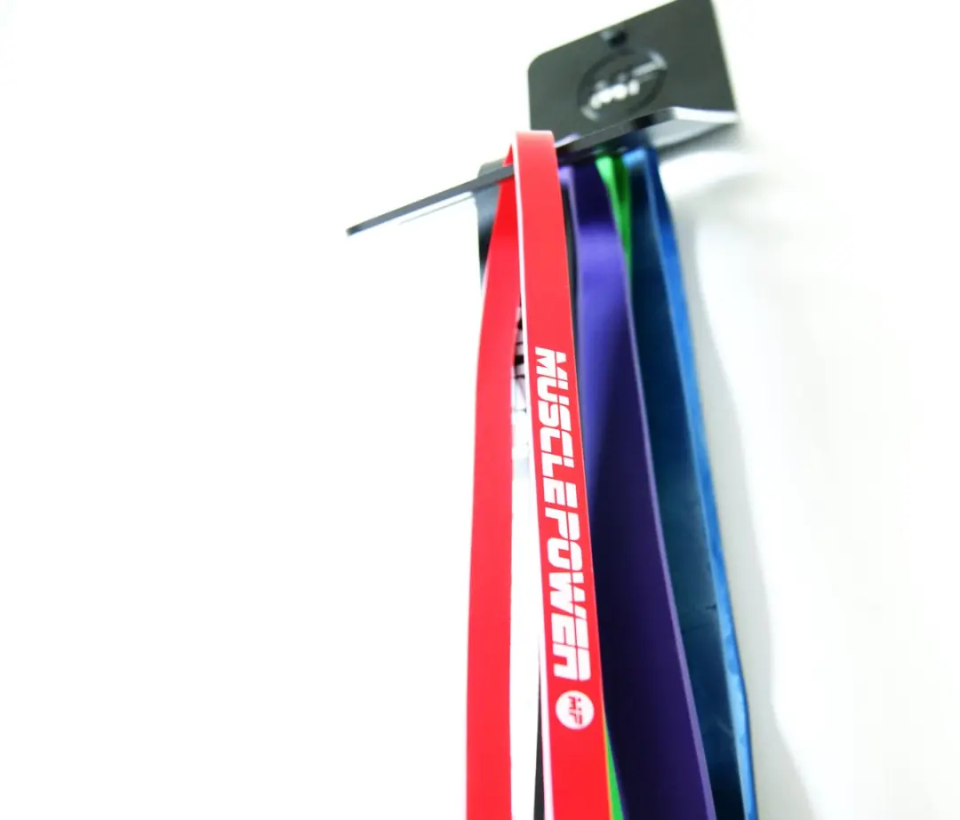 Muscle Power Ophangbeugel voor Powerbands - Zwart